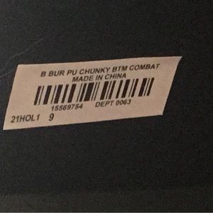 Torrid size 9 burgundy combat boots, nwot